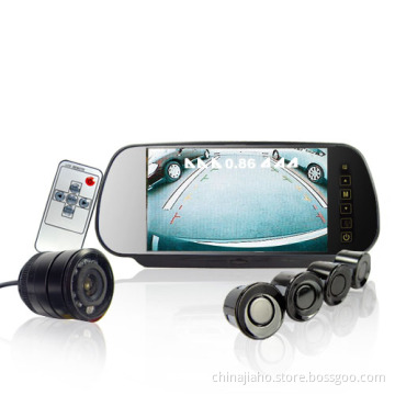 Car Reversing Set - Rearview Mirror + Sensors + Rearview Camera (JH_CMM_001)